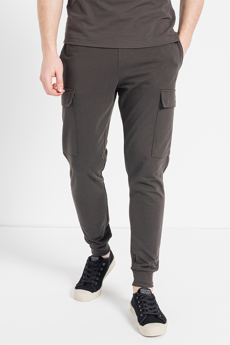 EA7 Pantaloni sport cargo cu logo - Pled.ro