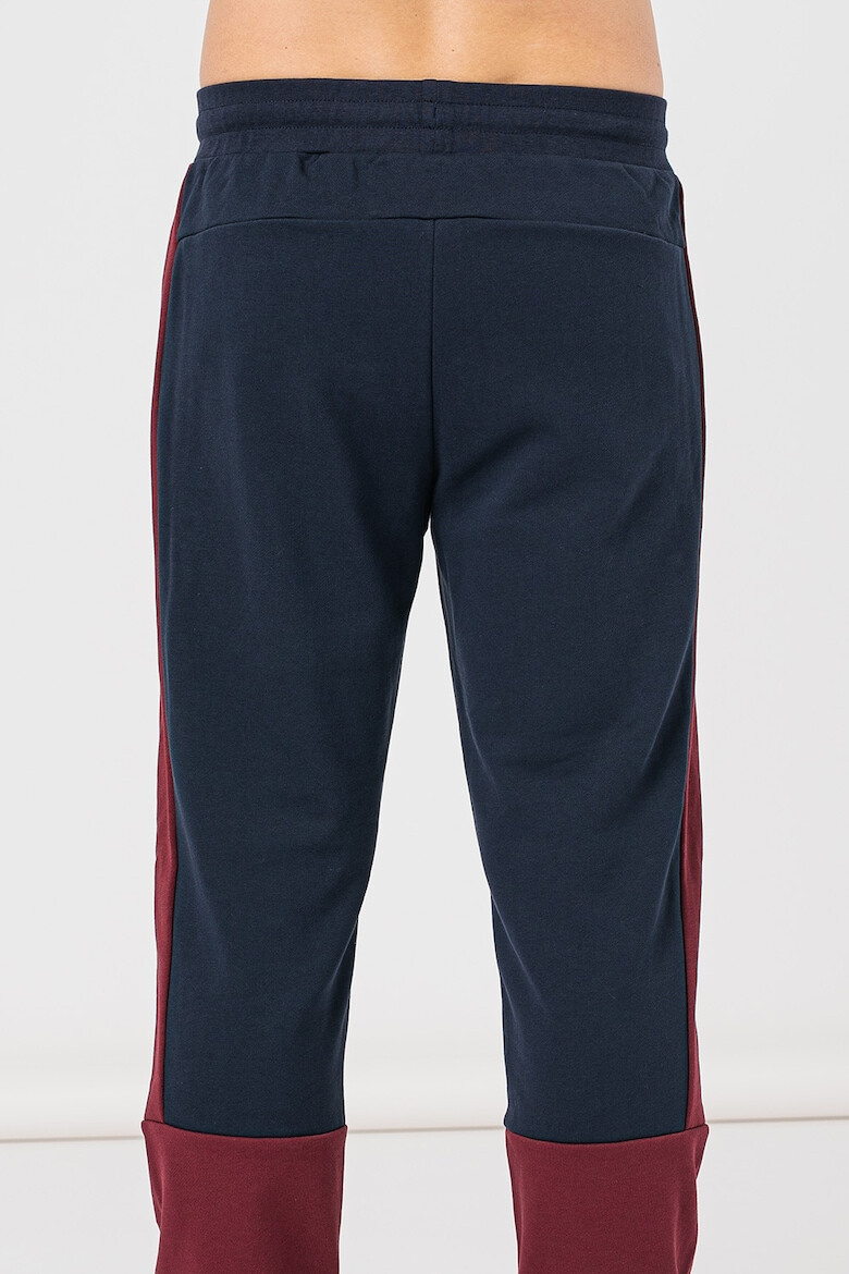 EA7 Pantaloni sport colorblock cu snur - Pled.ro