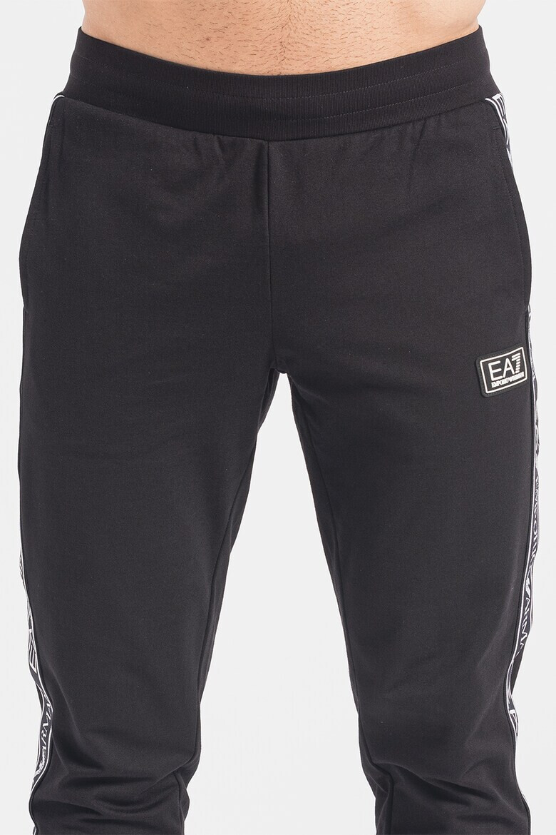 EA7 Pantaloni sport cu benzi logo - Pled.ro