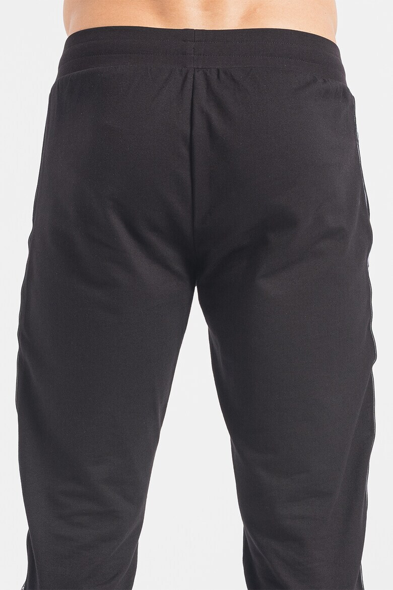 EA7 Pantaloni sport cu benzi logo - Pled.ro