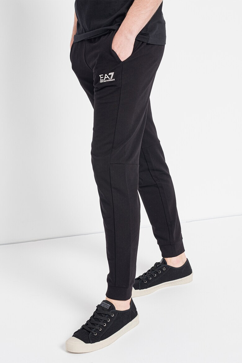 EA7 Pantaloni sport cu imprimeu logo - Pled.ro