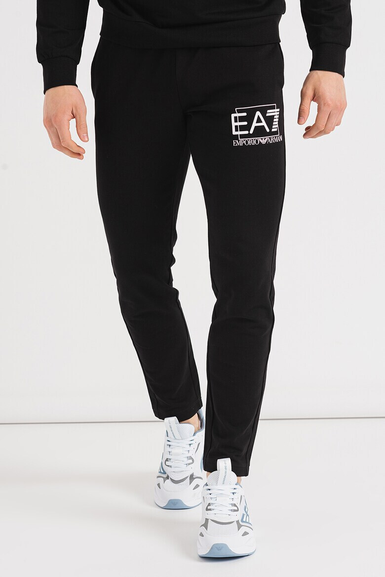 EA7 Pantaloni sport cu imprimeu logo - Pled.ro