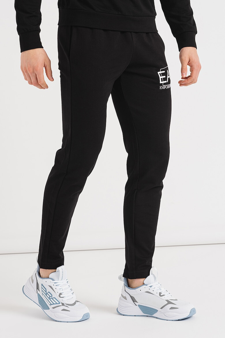 EA7 Pantaloni sport cu imprimeu logo - Pled.ro