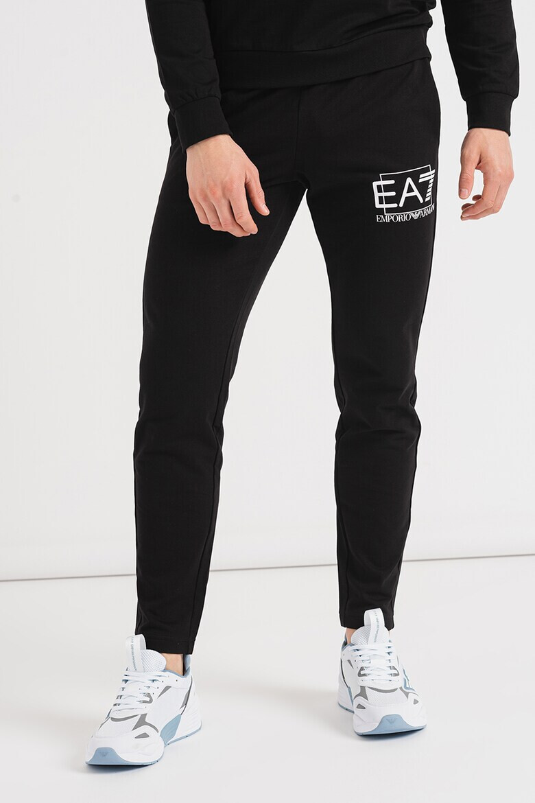 EA7 Pantaloni sport cu imprimeu logo - Pled.ro