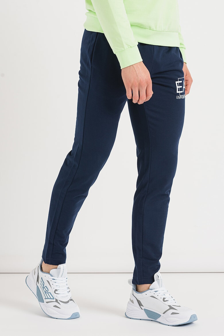 EA7 Pantaloni sport cu imprimeu logo - Pled.ro