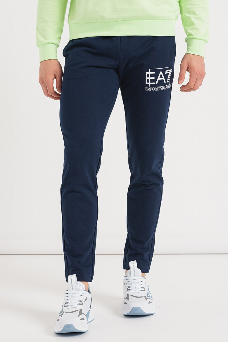 EA7 Pantaloni sport cu imprimeu logo - Pled.ro