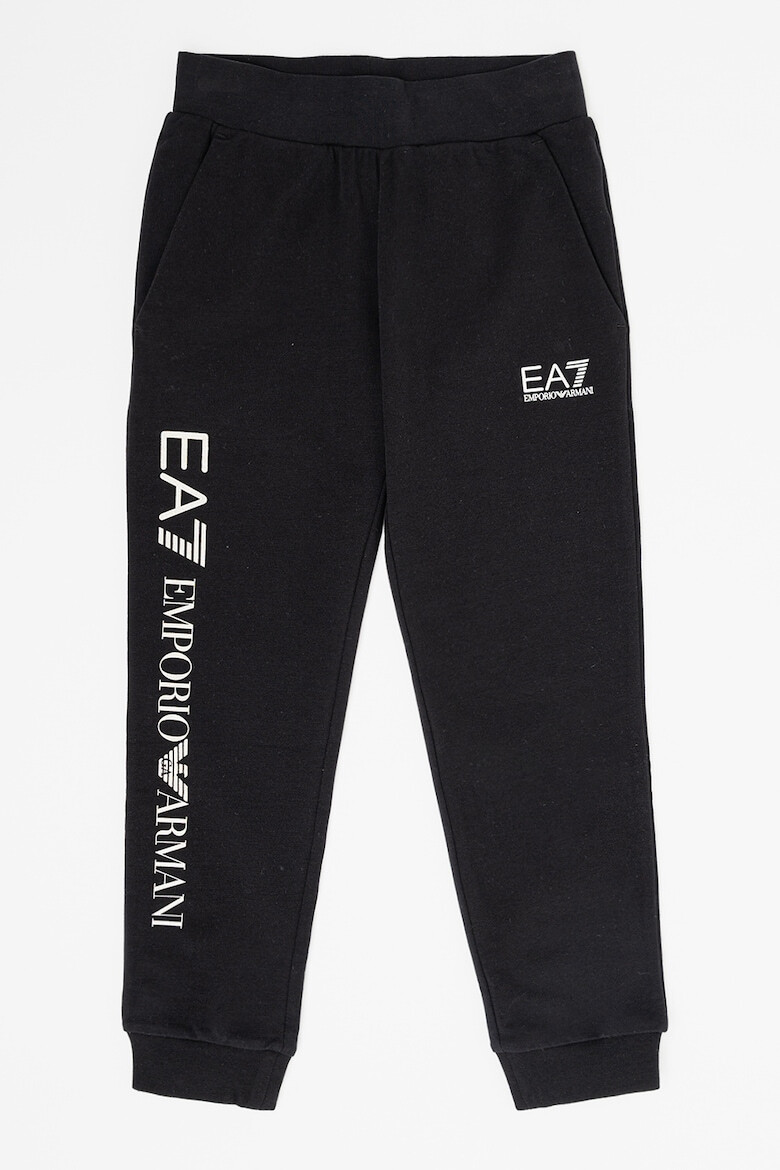 EA7 Pantaloni sport cu imprimeu logo - Pled.ro