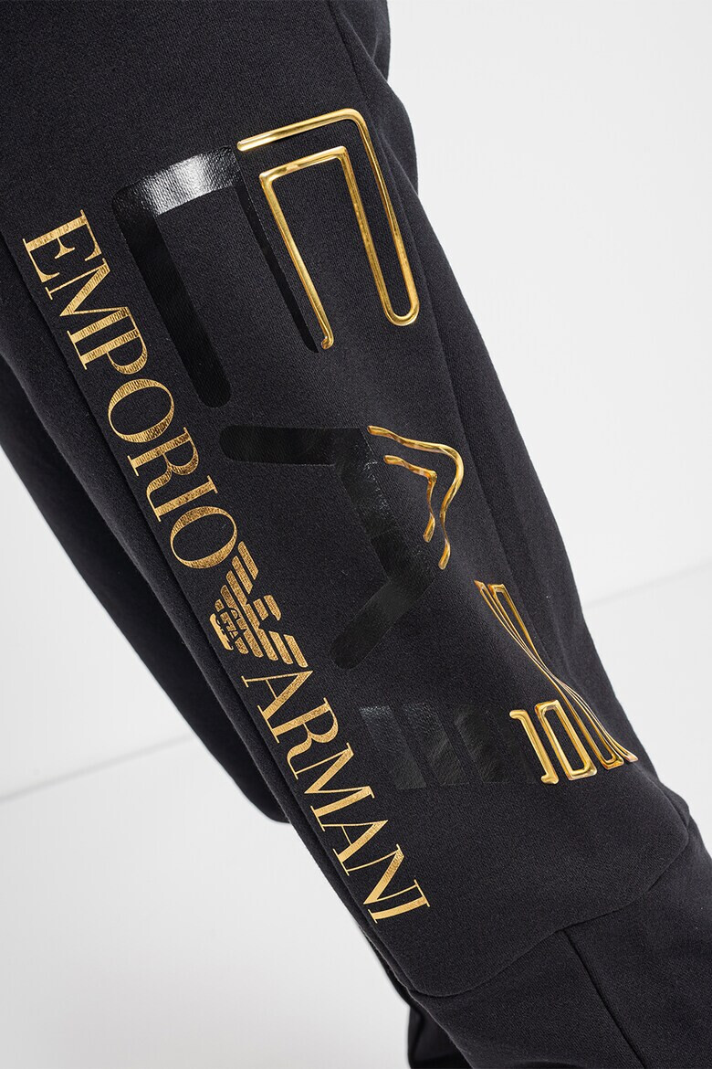 EA7 Pantaloni sport cu imprimeu logo - Pled.ro