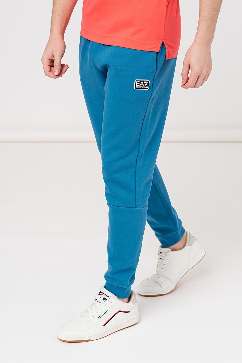 EA7 Pantaloni sport din amestec de bumbac - Pled.ro