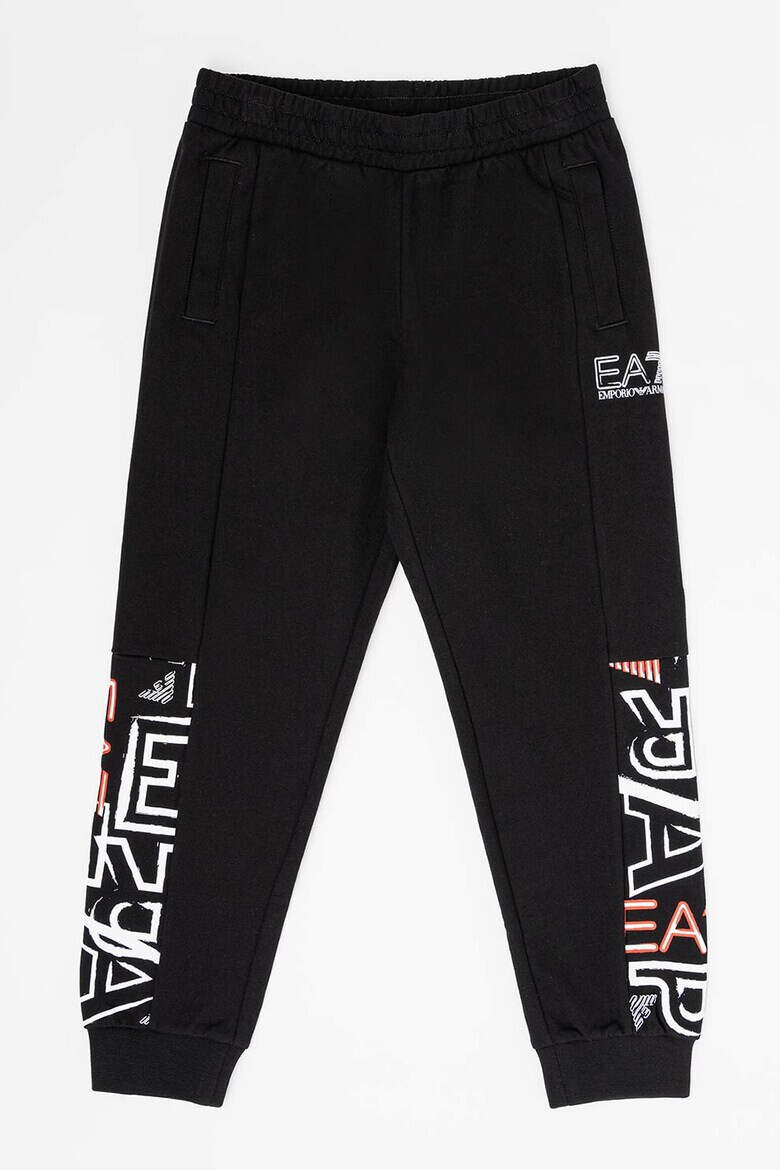 EA7 Pantaloni sport din bumbac cu buzunare oblice - Pled.ro