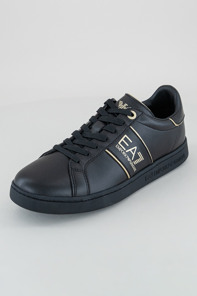 EA7 Pantofi sport de piele cu garnitura cu logo - Pled.ro