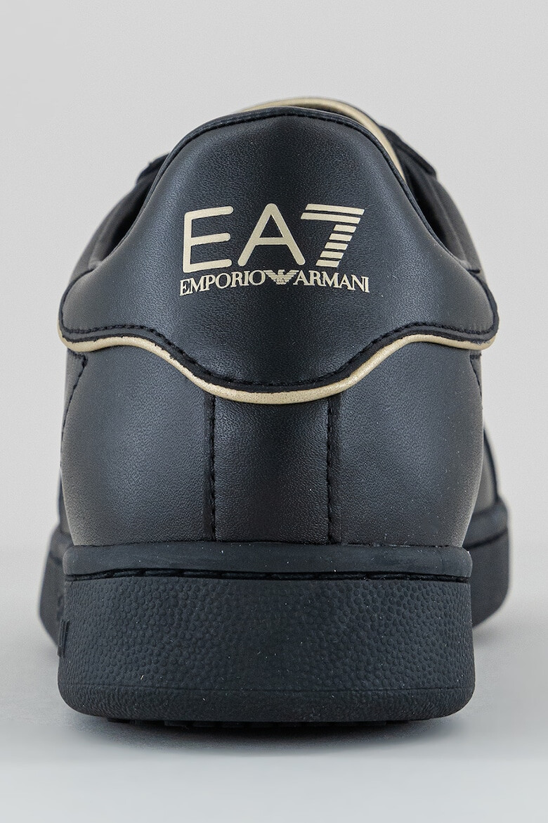 EA7 Pantofi sport de piele cu garnitura cu logo - Pled.ro