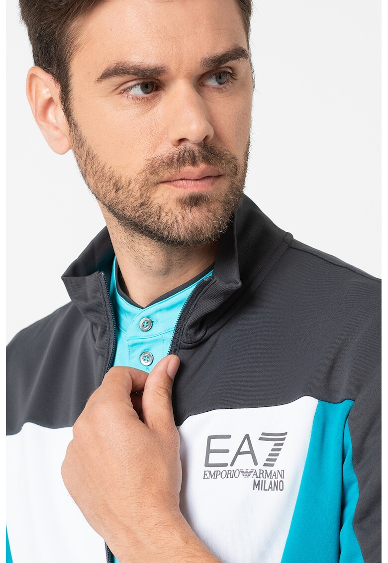 EA7 Trening cu model colorblock si detalii logo - Pled.ro