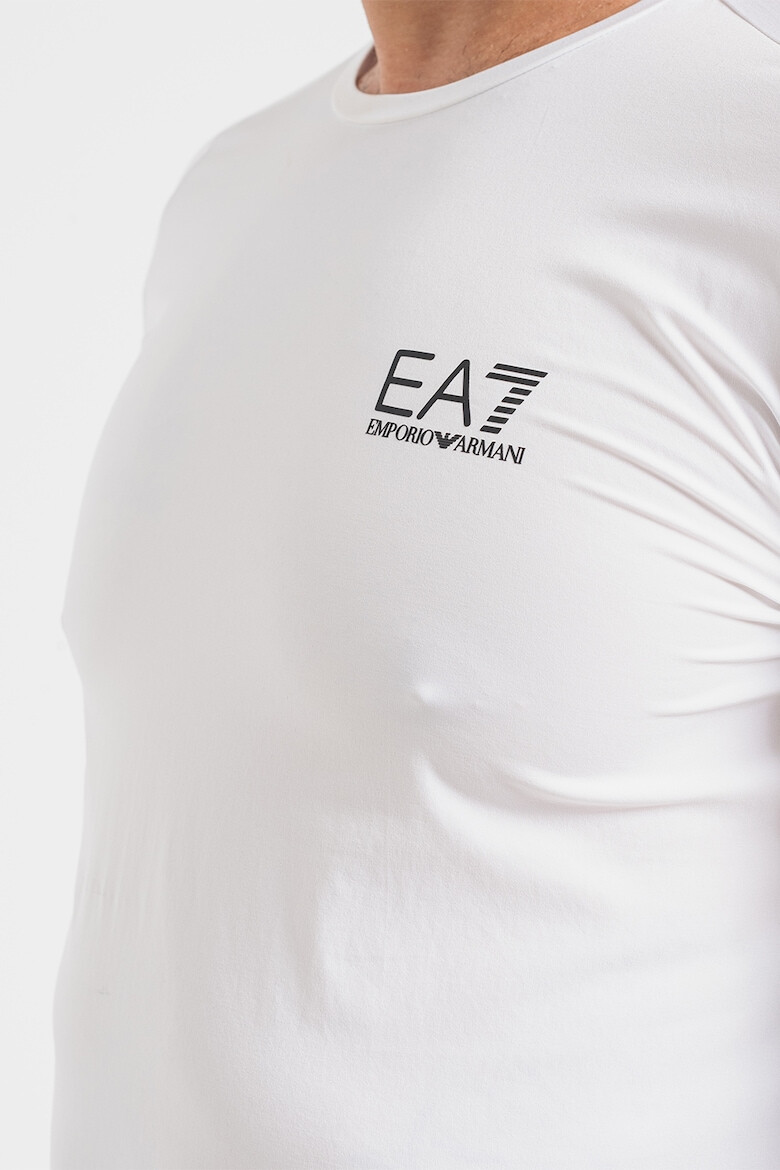 EA7 Trening cu pantaloni scurti si logo - Pled.ro