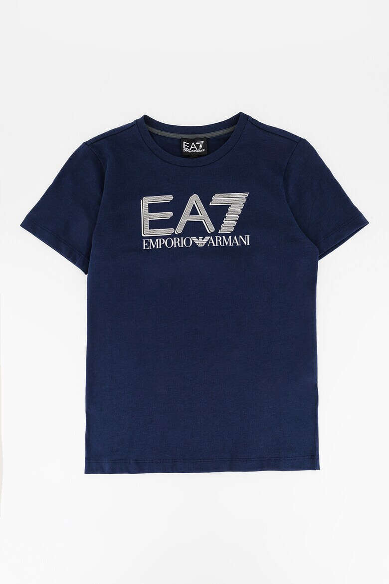 EA7 Tricou cu decolteu la baza gatului si imprimeu logo - Pled.ro