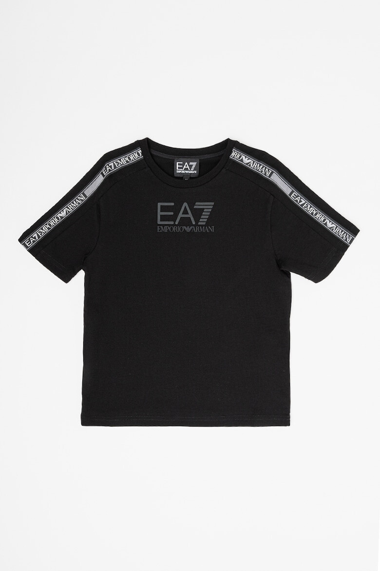 EA7 Tricou cu decolteu la baza gatului si imprimeu logo - Pled.ro