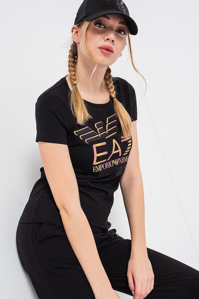 EA7 Tricou cu imprimeu logo - Pled.ro