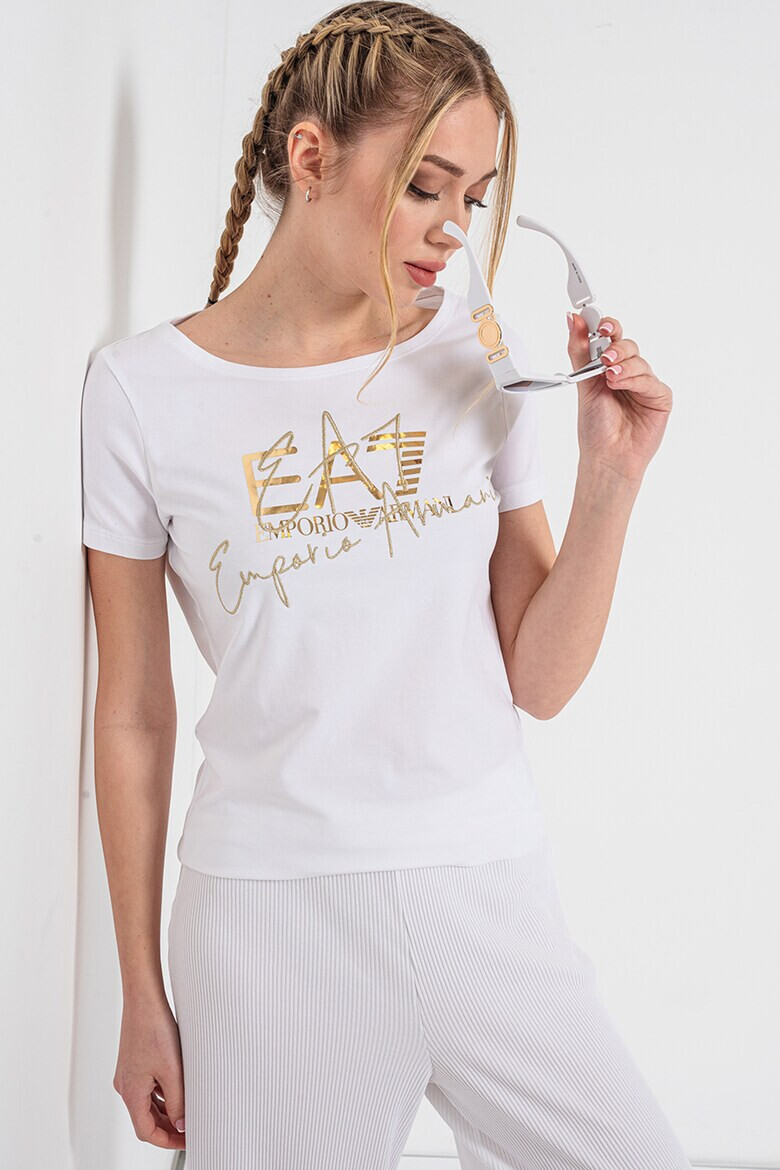 EA7 Tricou cu imprimeu logo - Pled.ro