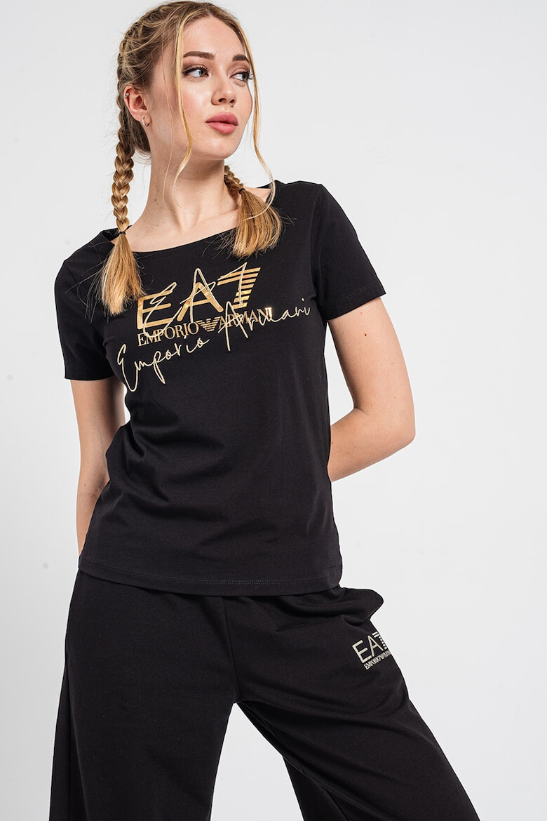 EA7 Tricou cu imprimeu logo - Pled.ro