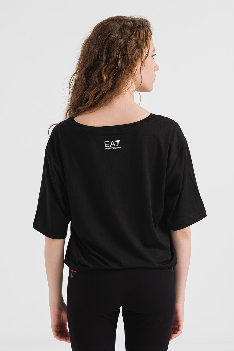 EA7 Tricou cu logo brodat - Pled.ro