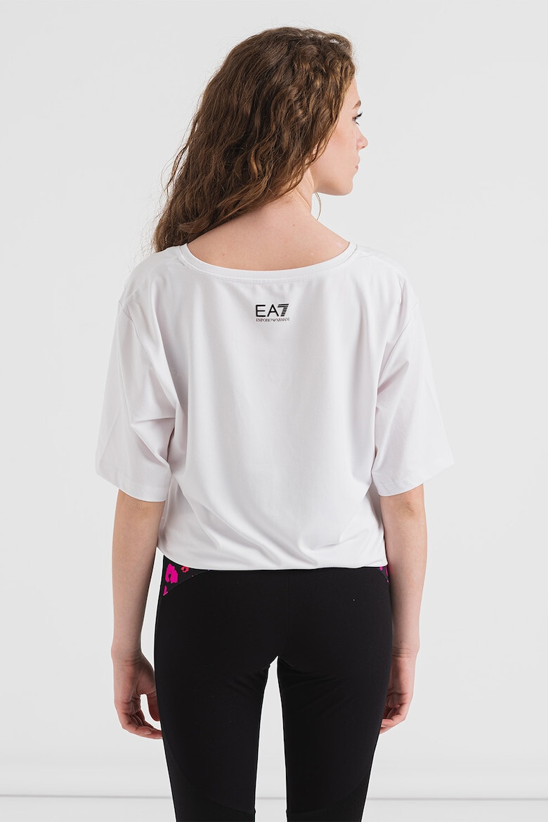 EA7 Tricou cu logo brodat - Pled.ro