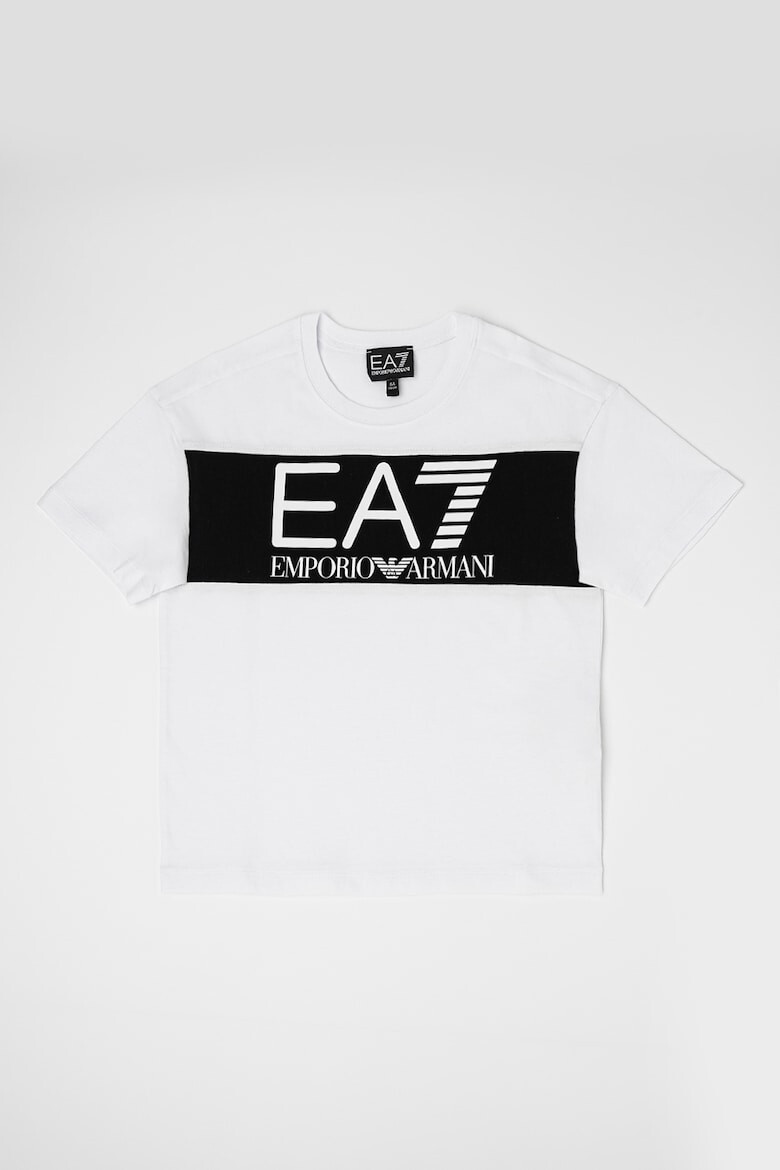 EA7 Tricou de bumbac cu logo - Pled.ro