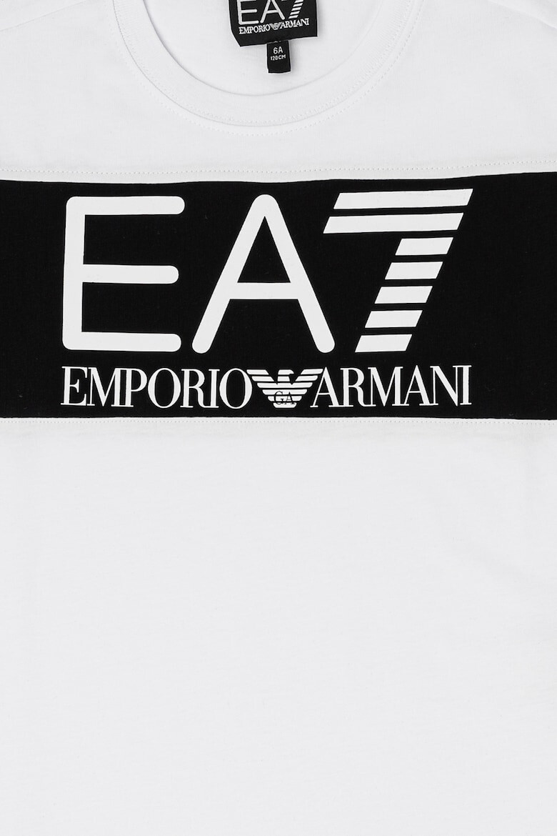 EA7 Tricou de bumbac cu logo - Pled.ro