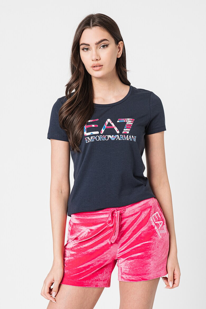 EA7 Tricou din amestec de modal cu imprimeu logo - Pled.ro