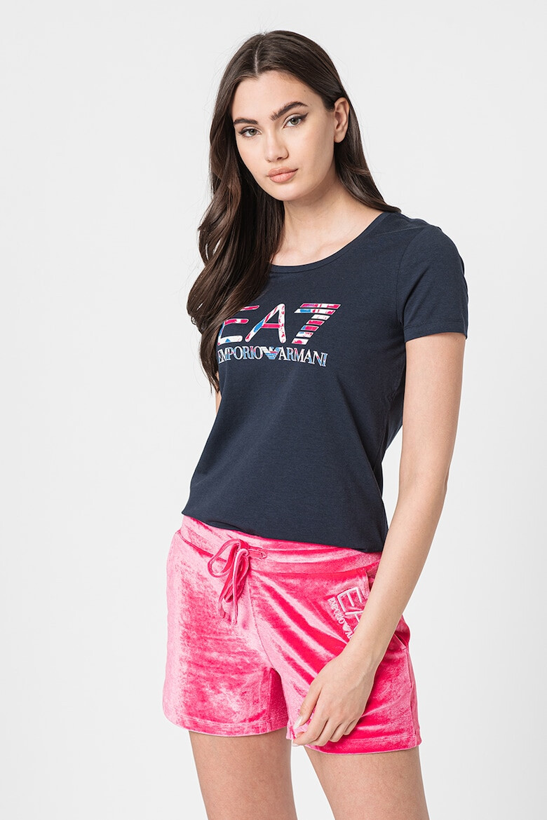 EA7 Tricou din amestec de modal cu imprimeu logo - Pled.ro