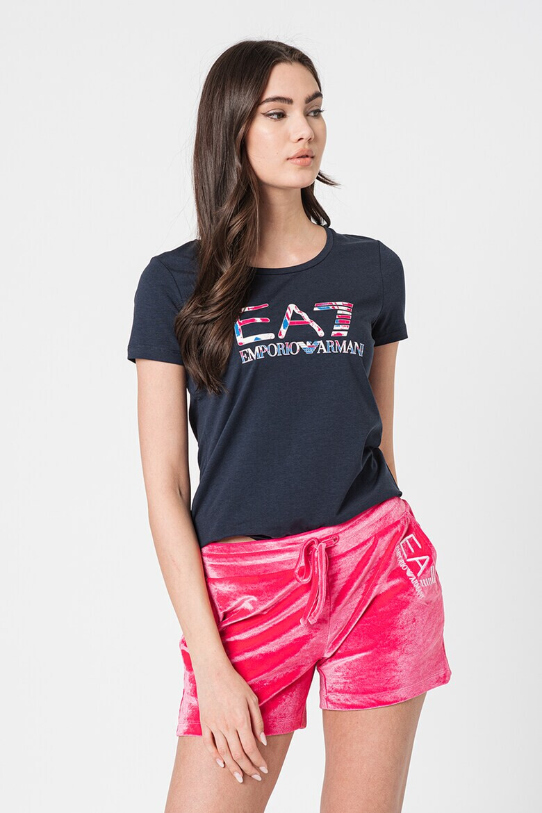 EA7 Tricou din amestec de modal cu imprimeu logo - Pled.ro