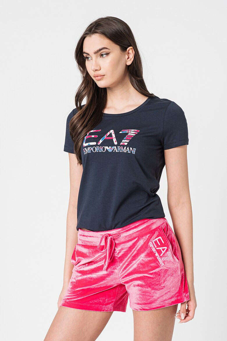 EA7 Tricou din amestec de modal cu imprimeu logo - Pled.ro