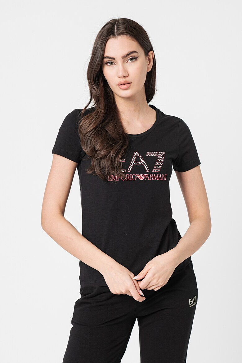 EA7 Tricou din amestec de modal cu imprimeu logo - Pled.ro