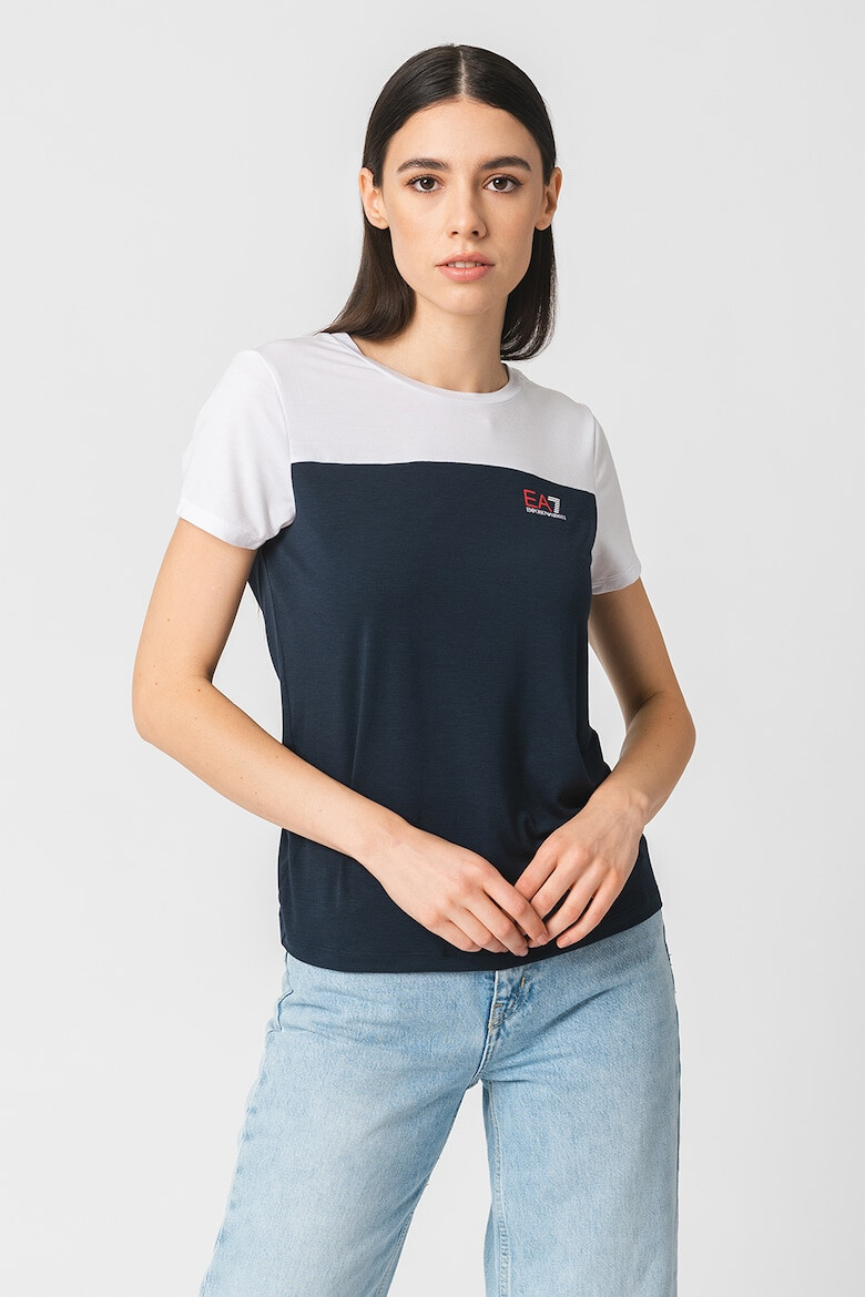 EA7 Tricou din amestec de modal cu logo - Pled.ro