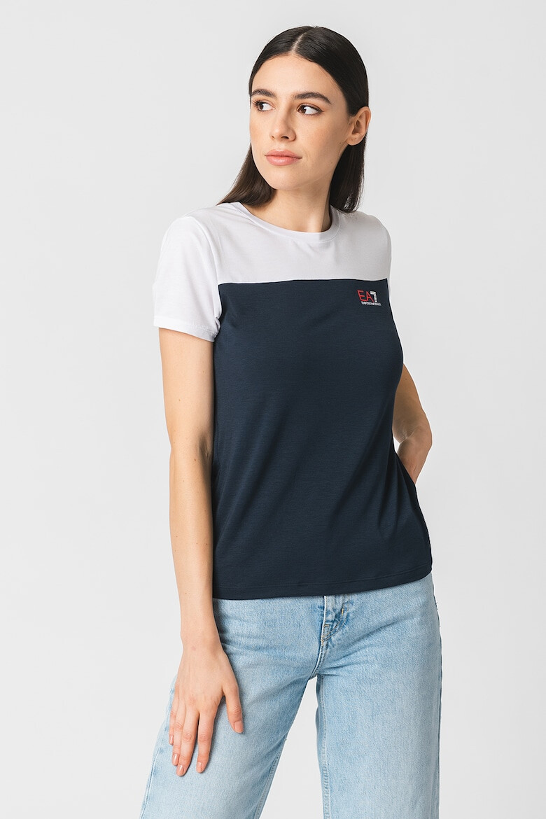 EA7 Tricou din amestec de modal cu logo - Pled.ro