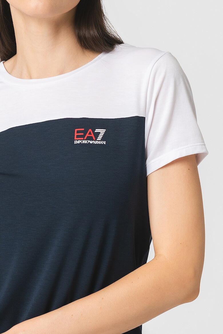 EA7 Tricou din amestec de modal cu logo - Pled.ro