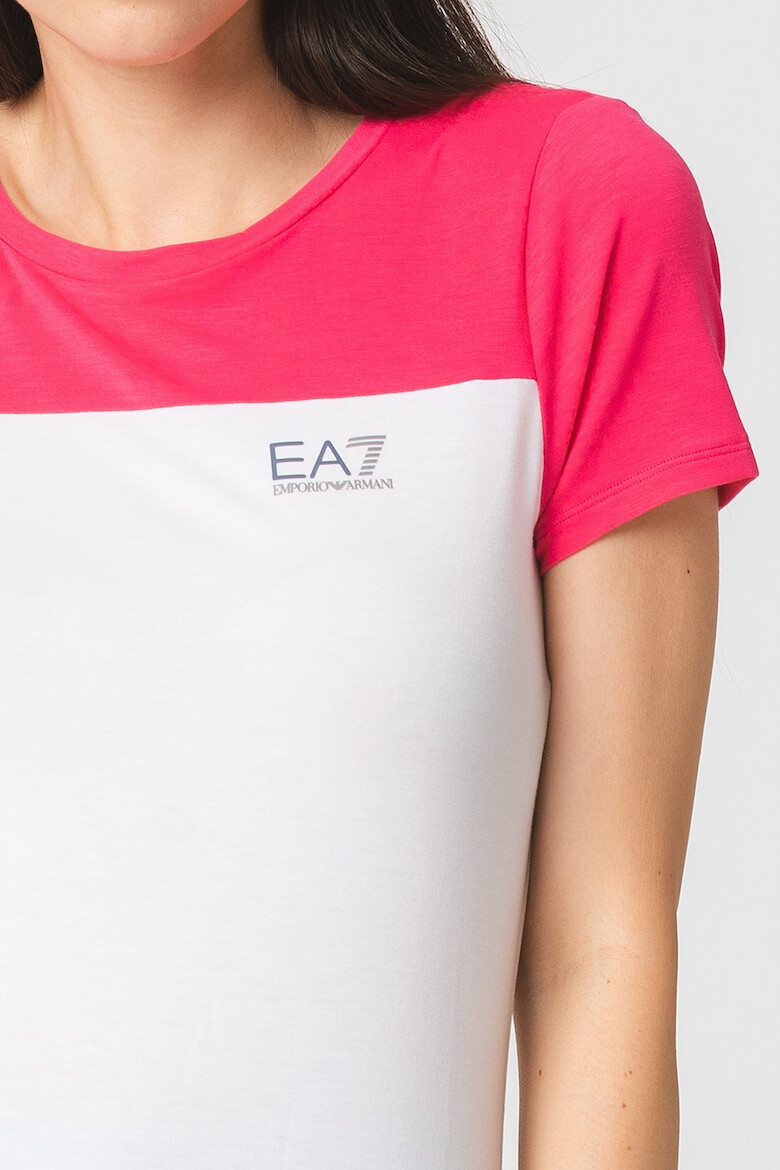 EA7 Tricou din amestec de modal cu logo - Pled.ro