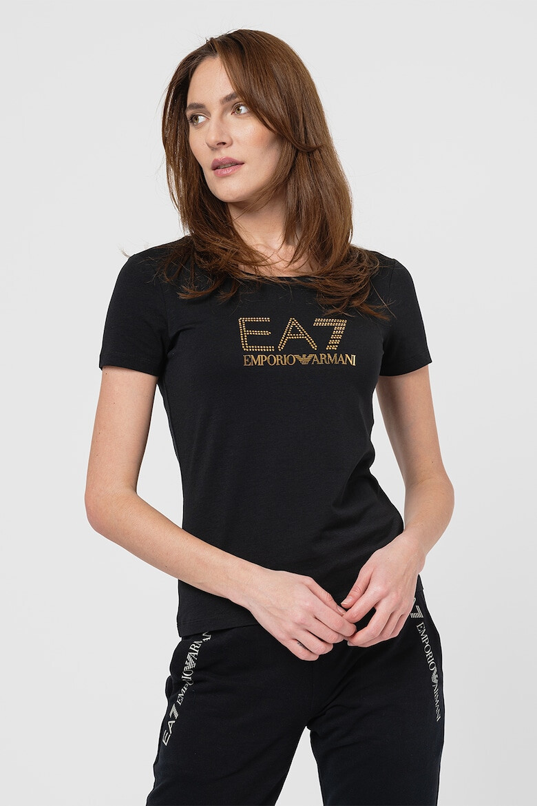 EA7 Tricou din amestec de modal cu logo - Pled.ro