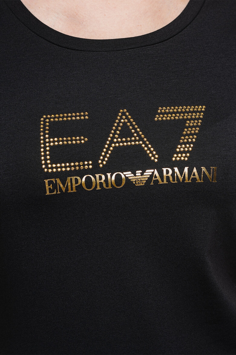 EA7 Tricou din amestec de modal cu logo - Pled.ro