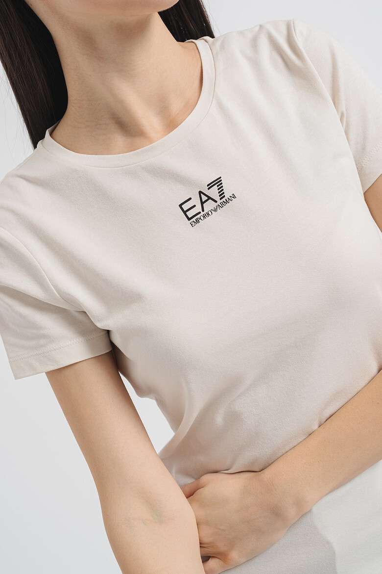 EA7 Tricou din amestec de modal si bumbac - Pled.ro