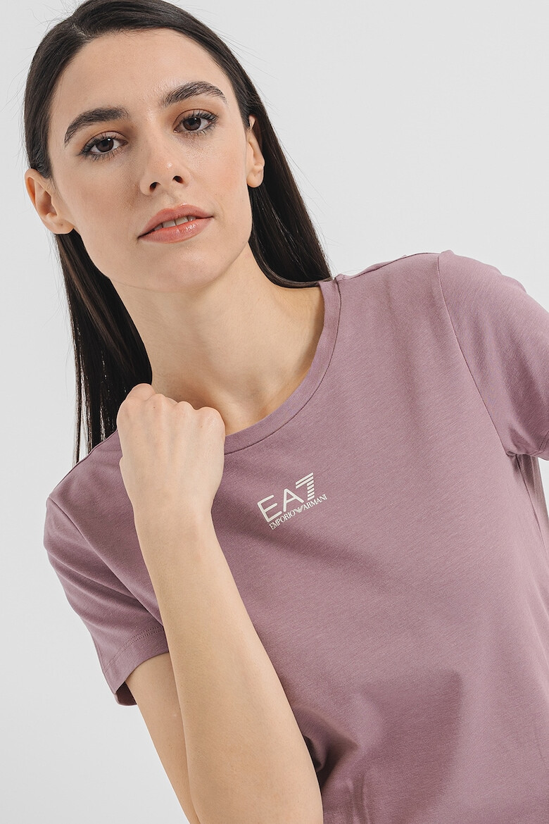 EA7 Tricou din amestec de modal si bumbac - Pled.ro