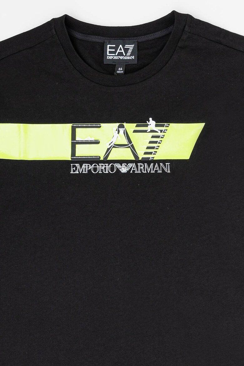 EA7 Tricou din bumbac cu imprimeu logo - Pled.ro