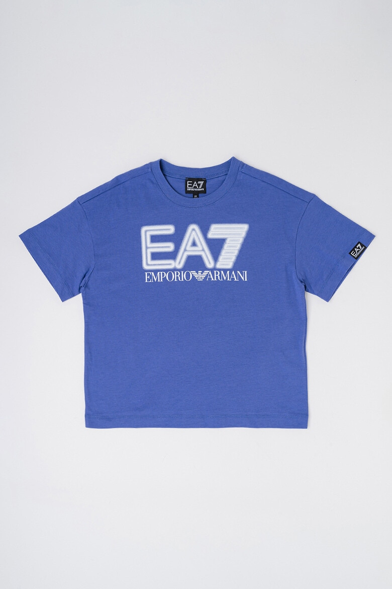 EA7 Tricou din bumbac cu imprimeu logo - Pled.ro