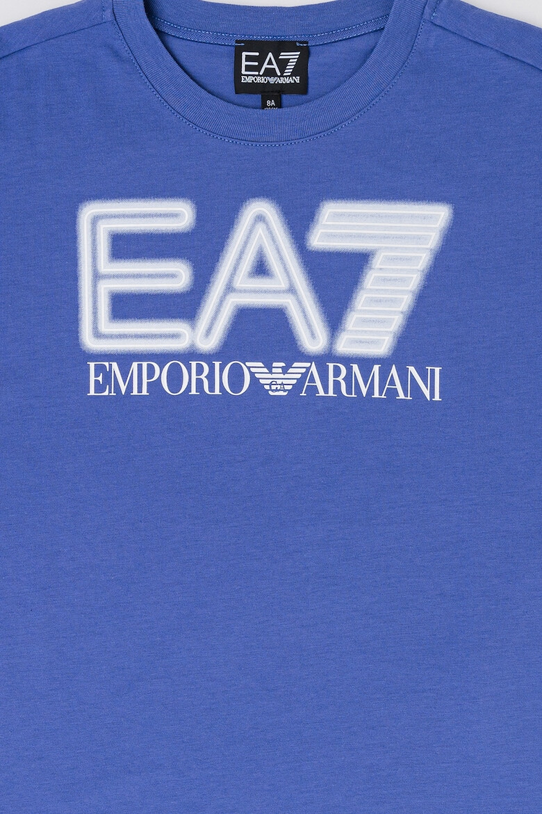 EA7 Tricou din bumbac cu imprimeu logo - Pled.ro