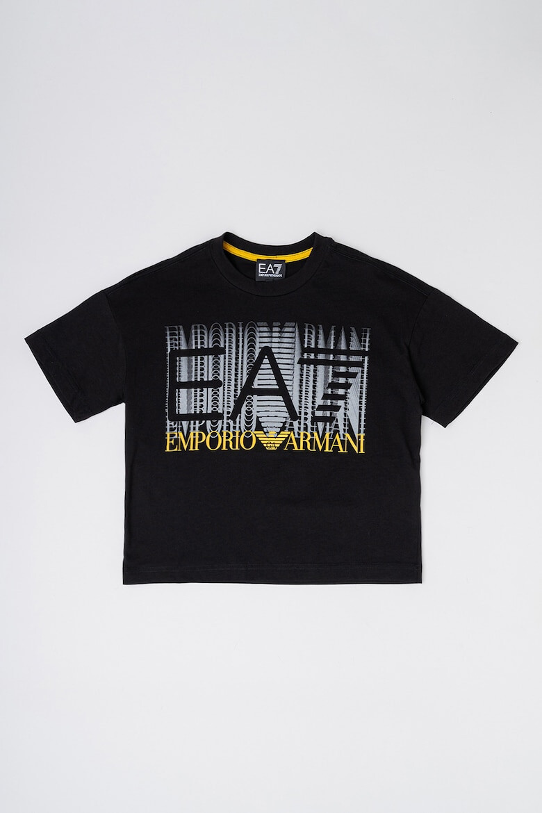 EA7 Tricou din bumbac cu imprimeu logo - Pled.ro