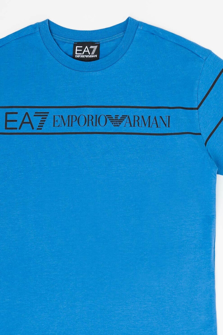 EA7 Tricou din bumbac cu imprimeu logo - Pled.ro