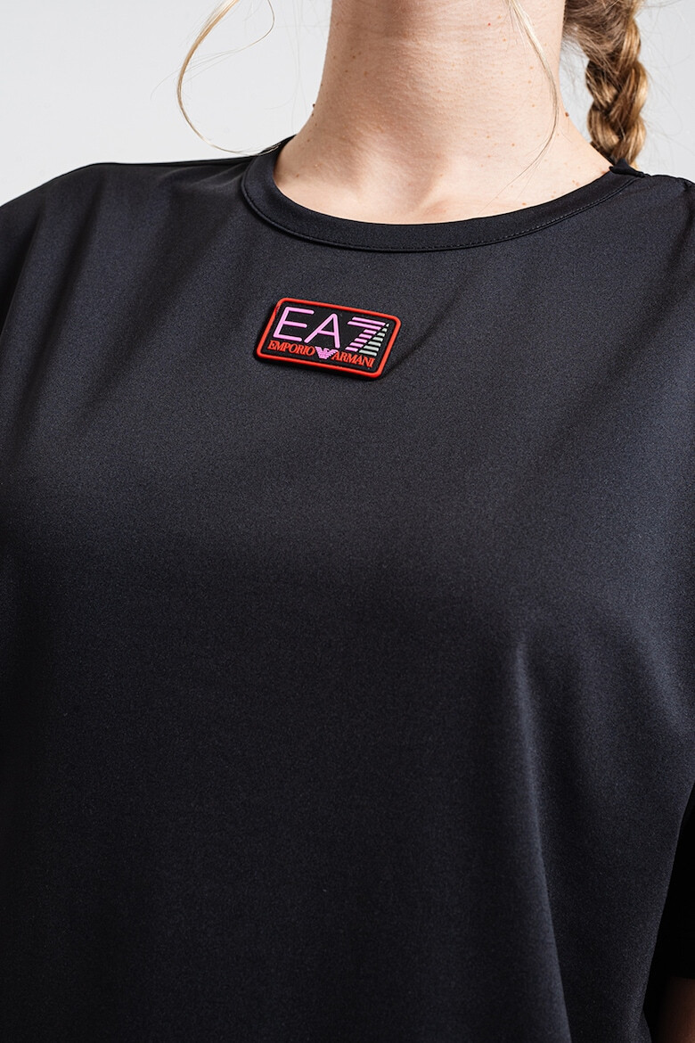 EA7 Tricou lejer cu decolteu la baza gatului - Pled.ro