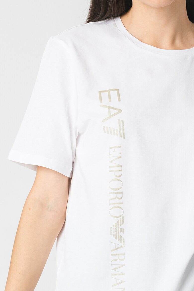 EA7 Tricou lejer cu imprimeu logo - Pled.ro