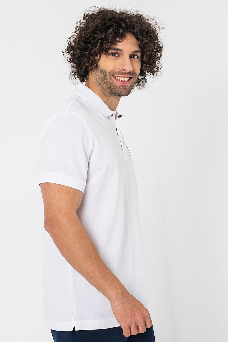 EA7 Tricou polo cu model uni - Pled.ro