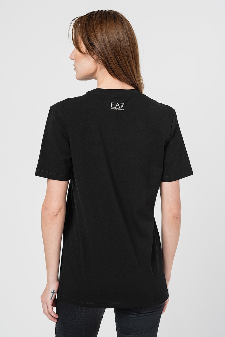 EA7 Tricou regular fit cu maneci cazute - Pled.ro