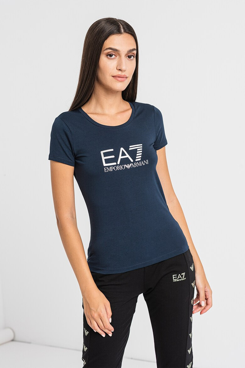 EA7 Tricou slim fit cu imprimeu logo - Pled.ro